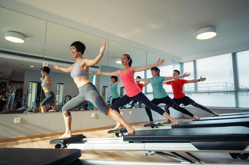 Reformer Mermaid Exercise